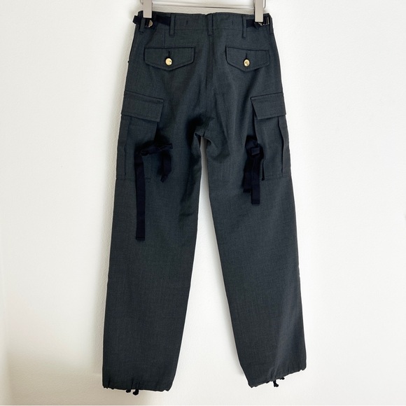Vintage Winter 2009 Tao Comme Des Garcons Cargo Utility Pants Grey XS - Picture 5 of 12